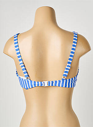 Soutien-gorge effet matière satinée haut soutien-gorge emboitant bleu LIDEA femme