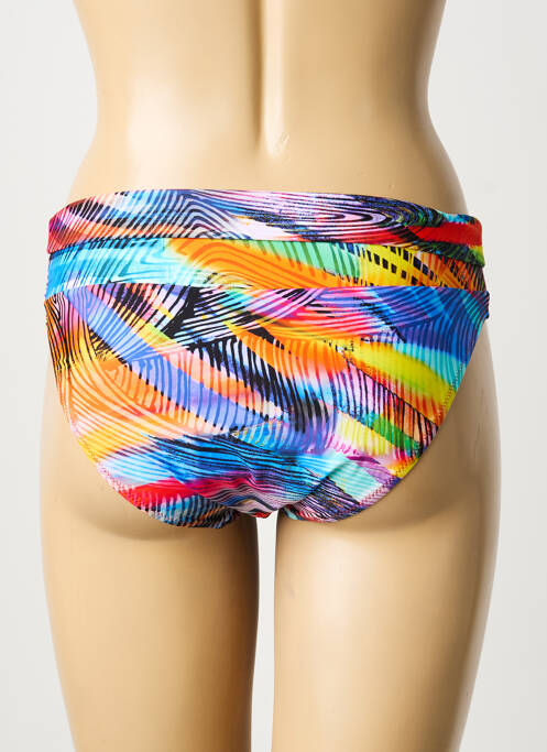 Bas de maillot de bain imprimé fantaisie culotte bleu ANTIGEL femme