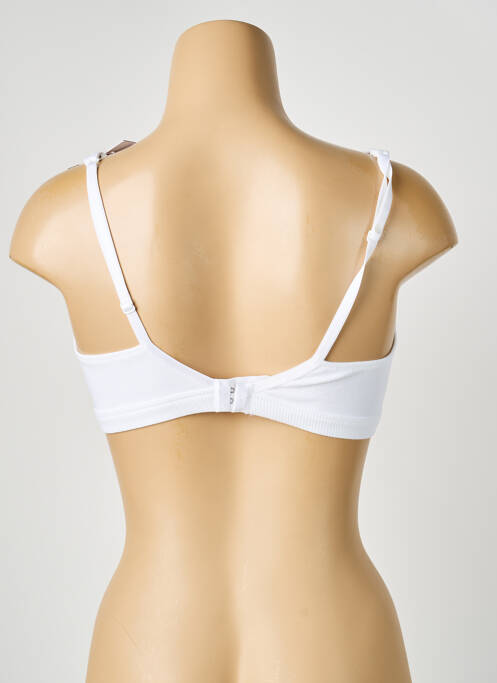 Soutien-gorge sans armature haut soutien-gorge avec mousse de rembourrage amovible blanc MEY femme