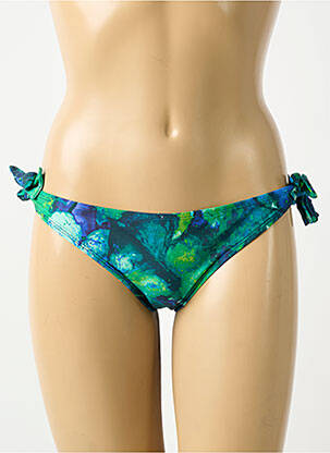 Bas de maillot de bain imprimé fantaisie culotte bleu AUBADE femme