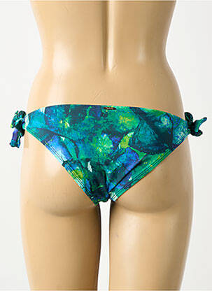 Bas de maillot de bain imprimé fantaisie culotte bleu AUBADE femme