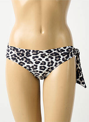 Bas de maillot de bain imprimé fantaisie culotte noir AUBADE femme