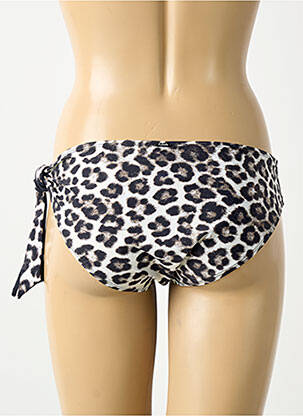 Bas de maillot de bain imprimé fantaisie culotte noir AUBADE femme