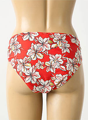 Bas de maillot de bain imprimé fantaisie culotte rouge AUBADE femme