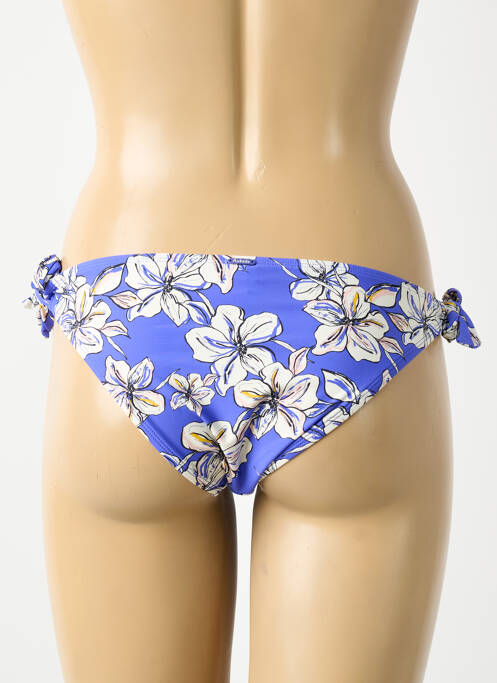 Bas de maillot de bain imprimé fantaisie culotte bleu AUBADE femme