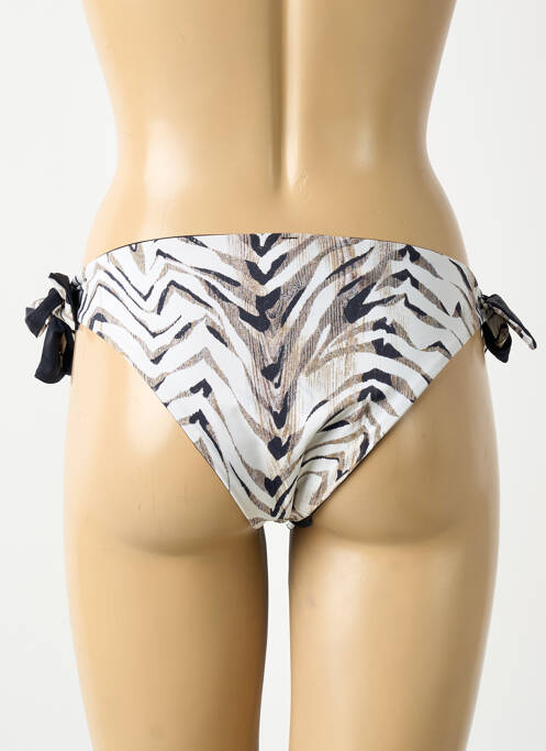 Bas de maillot de bain imprimé fantaisie culotte noir AUBADE femme