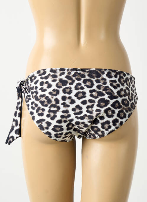 Bas de maillot de bain imprimé fantaisie culotte noir AUBADE femme