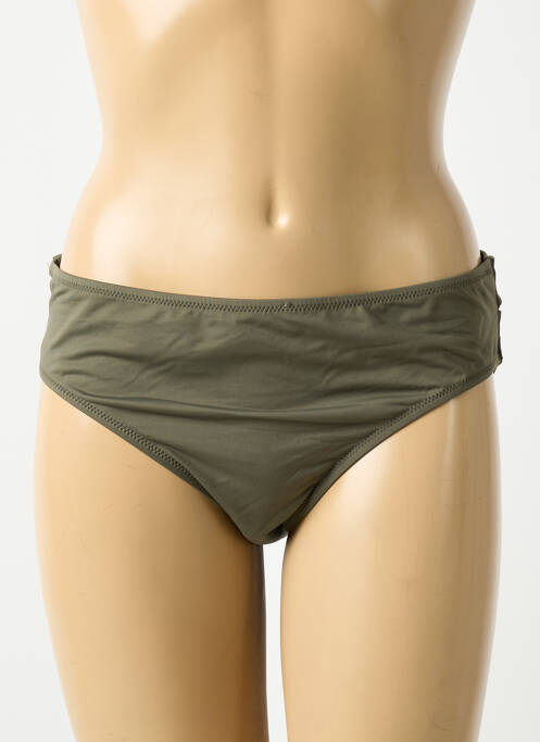Bas de maillot de bain culotte culotte vert AUBADE femme