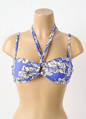 Haut de maillot de bain haut soutien-gorge moulé haut soutien-gorge moulé bleu AUBADE femme