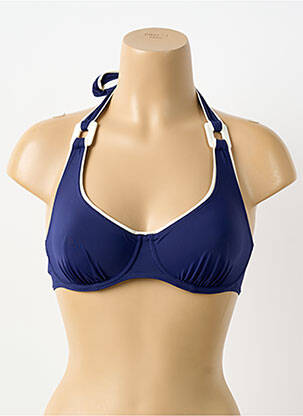 Haut de maillot de bain haut soutien-gorge emboitant haut soutien-gorge emboitant bleu AUBADE femme