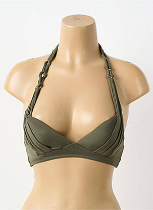 Haut de maillot de bain haut triangles haut triangles vert AUBADE femme