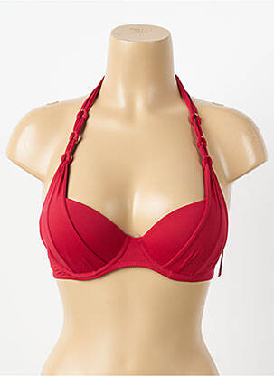 Haut de maillot de bain rouge AUBADE femme