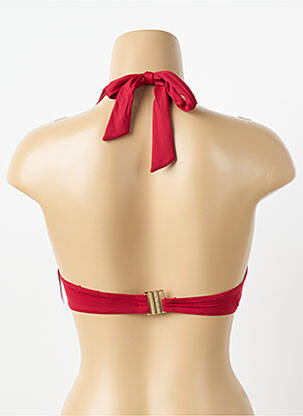 Haut de maillot de bain rouge AUBADE femme