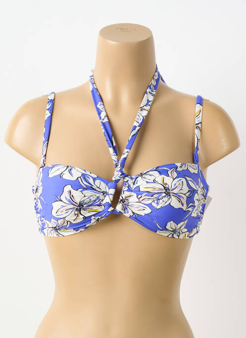 Haut de maillot de bain haut soutien-gorge moulé haut soutien-gorge moulé bleu AUBADE femme