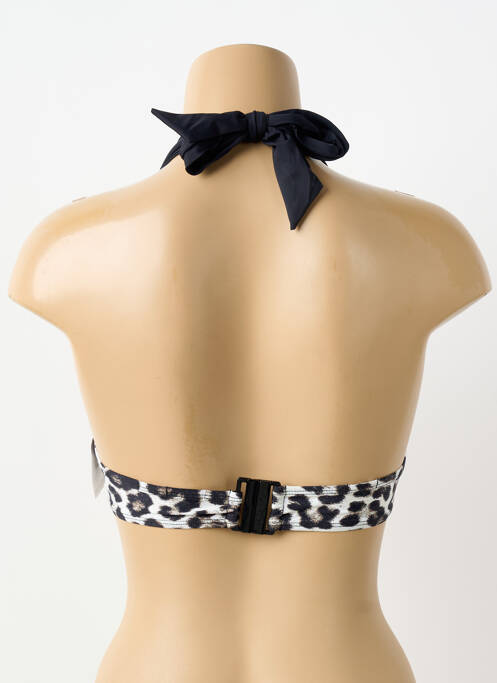 Haut de maillot de bain stretch haut soutien-gorge push-up noir AUBADE femme