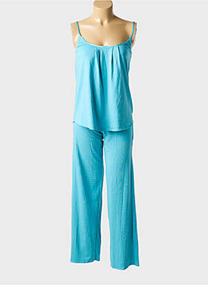 Pyjama tissage jersey bleu ARTHUR femme