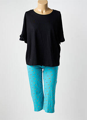 Pyjama tissage jersey noir ARTHUR femme
