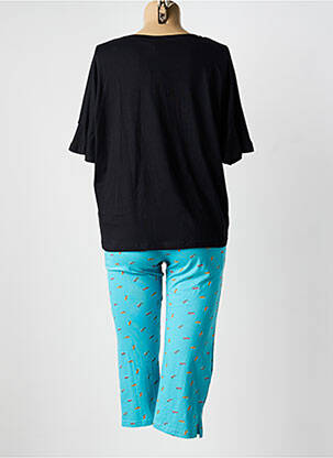 Pyjama tissage jersey noir ARTHUR femme