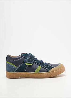 Baskets semelle amovible bout rond bleu PRIMIGI garcon