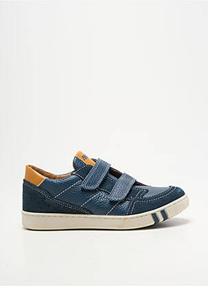 Baskets semelle amovible bout rond bleu PRIMIGI garçon