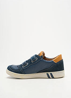 Baskets semelle amovible bout rond bleu PRIMIGI garçon