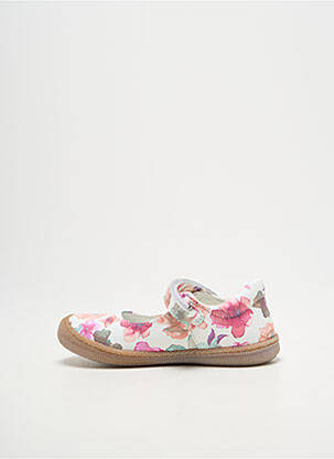 Ballerines semelle amovible bout rond blanc PRIMIGI fille