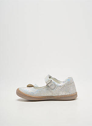 Ballerines impression bout rond argent PRIMIGI fille