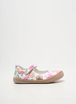 Ballerines semelle amovible bout rond blanc PRIMIGI fille