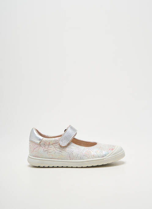 Ballerines impression bout rond argent ACEBOS fille