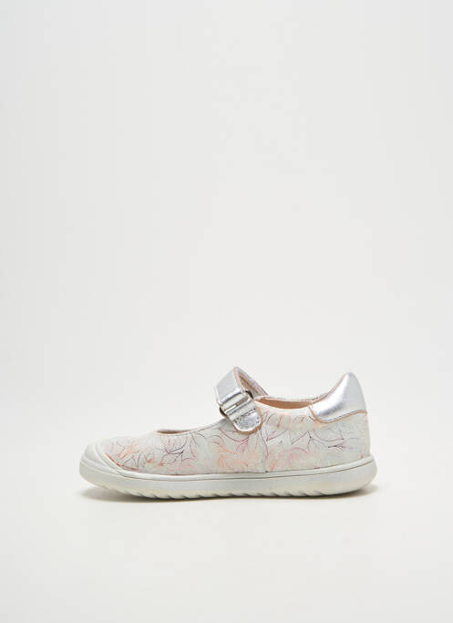 Ballerines impression bout rond argent ACEBOS fille