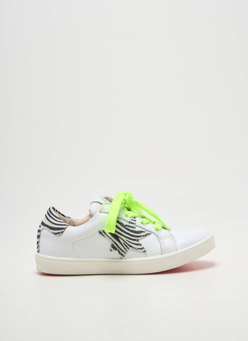 Baskets bout rond bout rond blanc ACEBOS fille