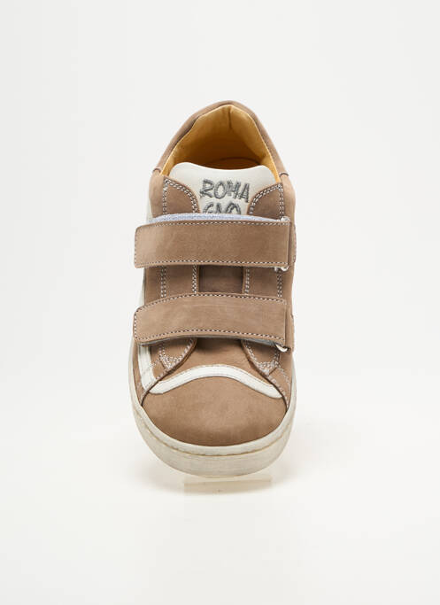 Baskets voute plantaire bout rond marron ROMAGNOLI garcon