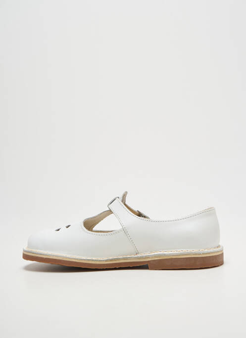 Derbies chiquet chiquet blanc ASTER fille