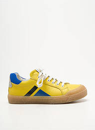 Baskets voute plantaire bout rond jaune FRANCO ROMAGNOLI garcon