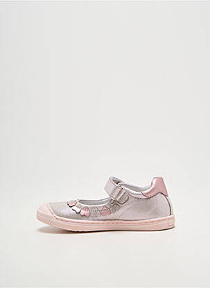 Ballerines tissage satiné bout rond argent FRANCO ROMAGNOLI fille