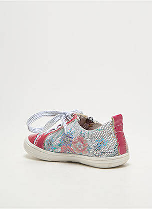 Baskets impression bout rond gris BELLAMY fille