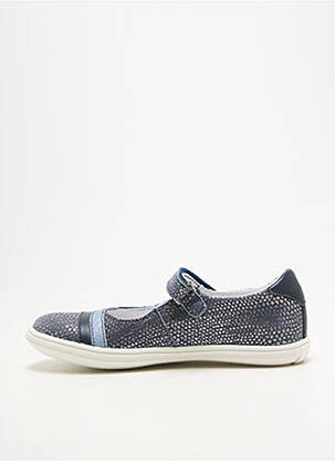 Ballerines impression bout rond bleu GBB fille