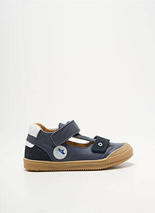 Baskets semelle amovible bout rond bleu BELLAMY fille