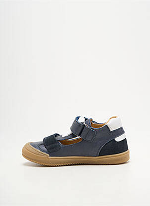 Baskets semelle amovible bout rond bleu BELLAMY fille