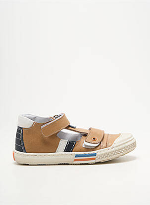 Baskets voute plantaire bout rond marron BELLAMY garcon