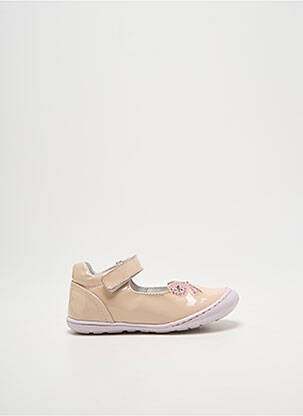 Ballerines tissage vernis bout rond beige FRANCO ROMAGNOLI fille
