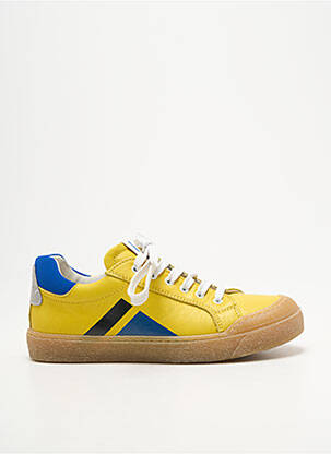 Baskets voute plantaire bout rond jaune FRANCO ROMAGNOLI garcon
