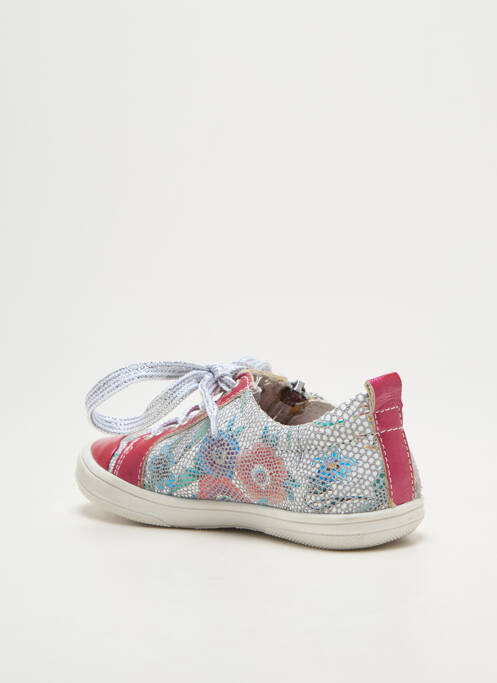 Baskets impression bout rond gris BELLAMY fille
