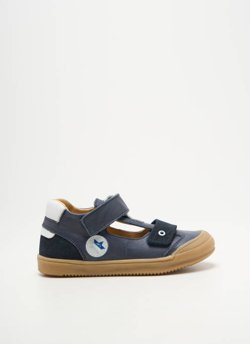 Baskets semelle amovible bout rond bleu BELLAMY fille