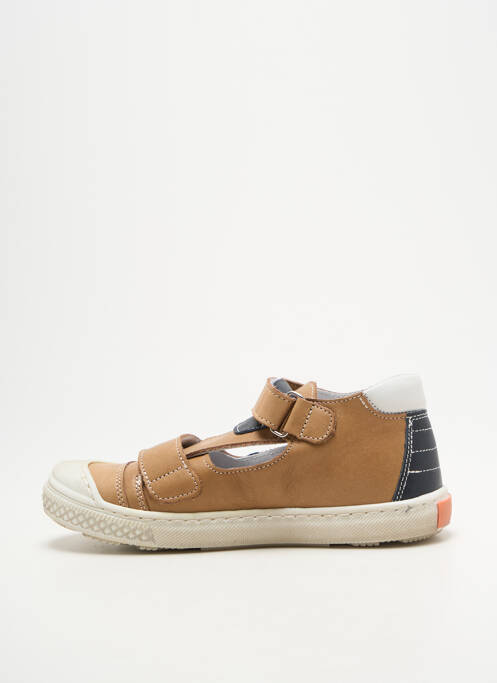 Baskets voute plantaire bout rond marron BELLAMY garcon
