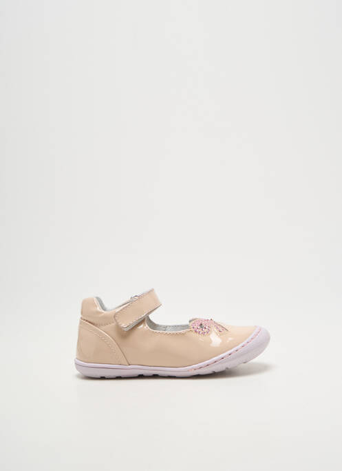 Ballerines tissage vernis bout rond beige FRANCO ROMAGNOLI fille