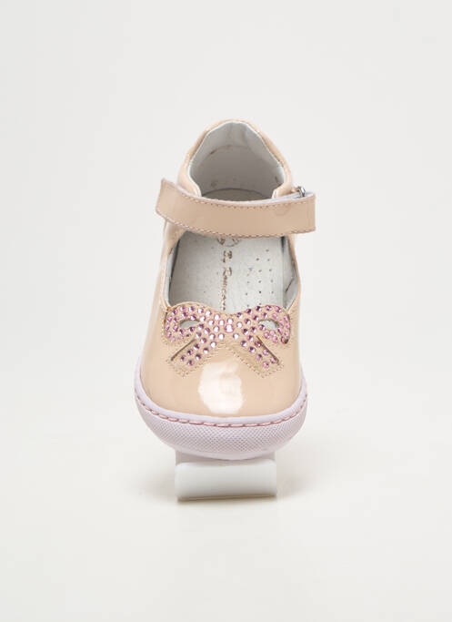 Ballerines tissage vernis bout rond beige FRANCO ROMAGNOLI fille