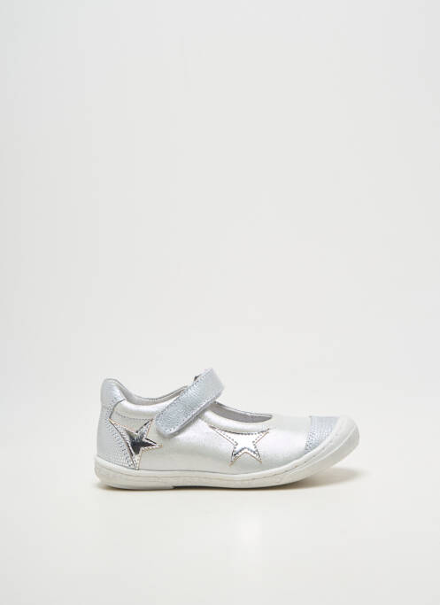 Ballerines impression bout rond argent BELLAMY fille