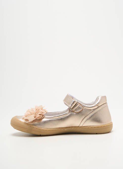 Ballerines semelle amovible bout rond argent FRANCO ROMAGNOLI fille