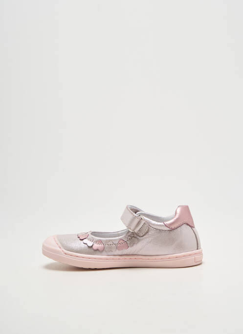 Ballerines tissage satiné bout rond argent FRANCO ROMAGNOLI fille